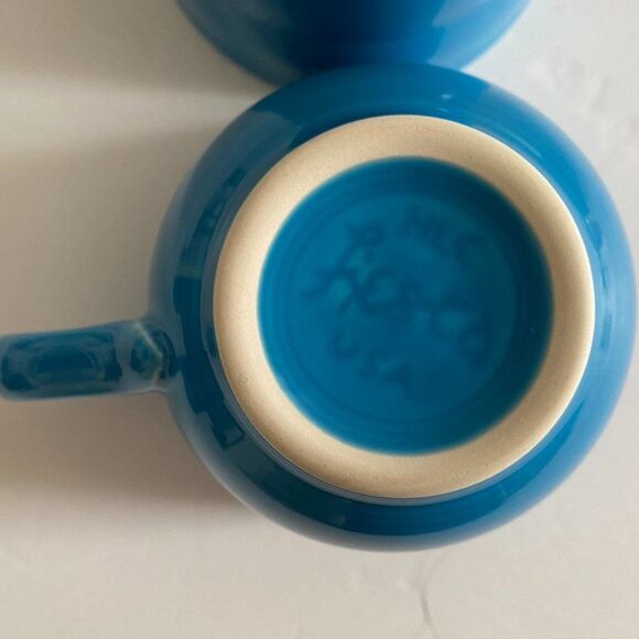 Fiestaware HLC Retired Color Peacock Lot of 2 Cups - Picture 7 of 7